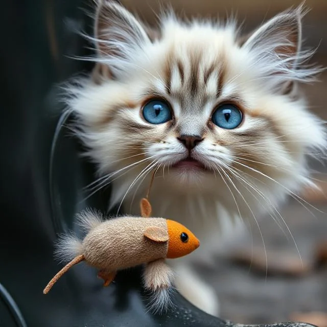 A mischievous cat peeking out from behind a rain boot